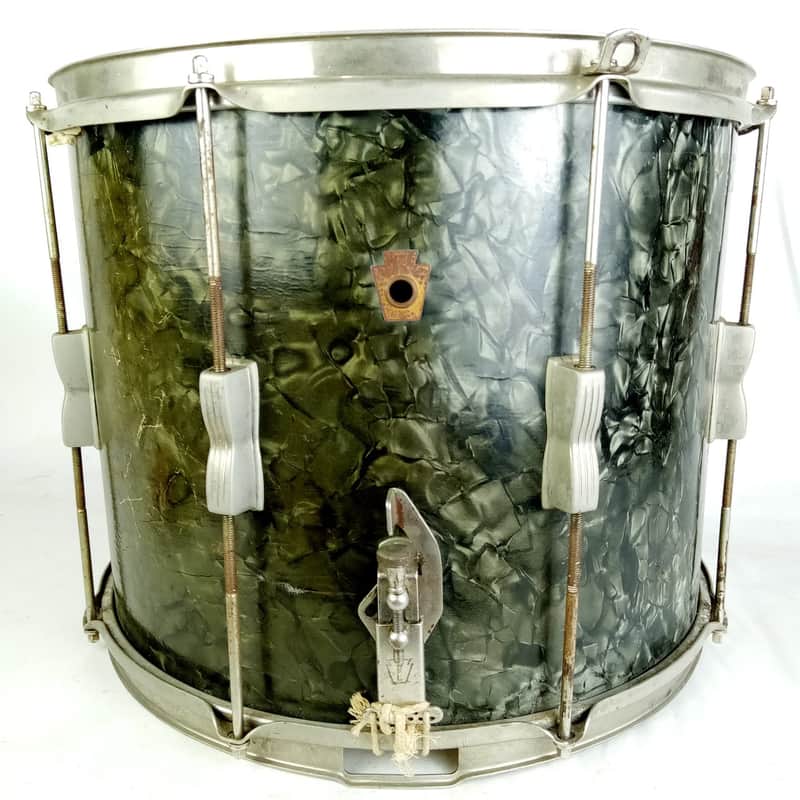 WFL Drum Co 12x15"Marching Snare Drum Black Diamond Pearl BDP Ludwig 3ply NOB Ni image 1