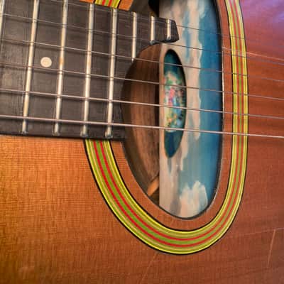 LOOK! Michael Dunn Mystery Pacific Nuages 2010  One of a kind Gypsy Jazz guitar with interior resonator- reflector    - image 17