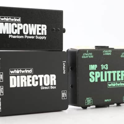 Whirlwind SP1X3 IMP 1x3 Mic Splitter & Director DI Micpower Phantom Power #46666 image 15