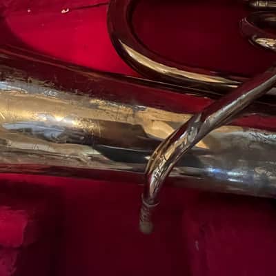 King 627 Baritone Horn – 1930s Pre-War – Upright Bell – H.N. White USA image 3