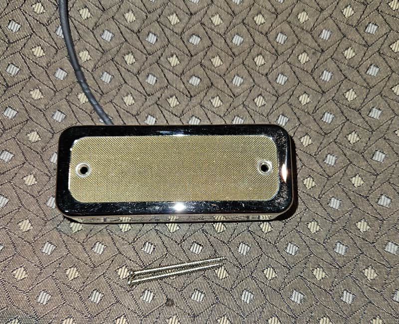 McNelly Pickups Soap Bar V2 Stagger Swagger Pickup, Nickel/Gold Foil, Neck image 1