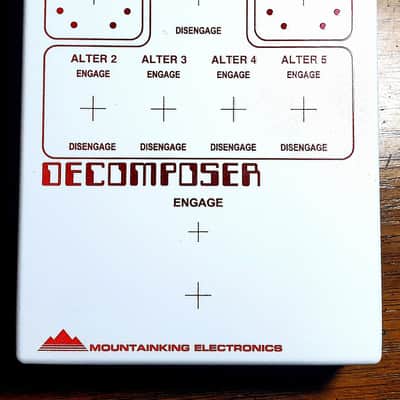 Mountainking Electronics Decomposer 24HR SALE! multimode fuzz maker experimental tremolo wavefolder synth fuzz image 2