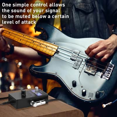 Satone S810 Stilhed Noise Gate Electric Guitar Effect Pedal - Noise Suppressor Effect Acoustic Metal Pedal with True Bypass image 5