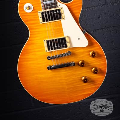 History TH-LS Lemon Drop Burst MIJ Fujigen Lacquer LP-Style w/ Heritage Wood LDB image 21