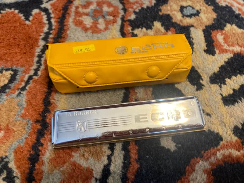 Hohner Harmonica Echo 2209 EXC in Case FREE ship tomorrow image 1