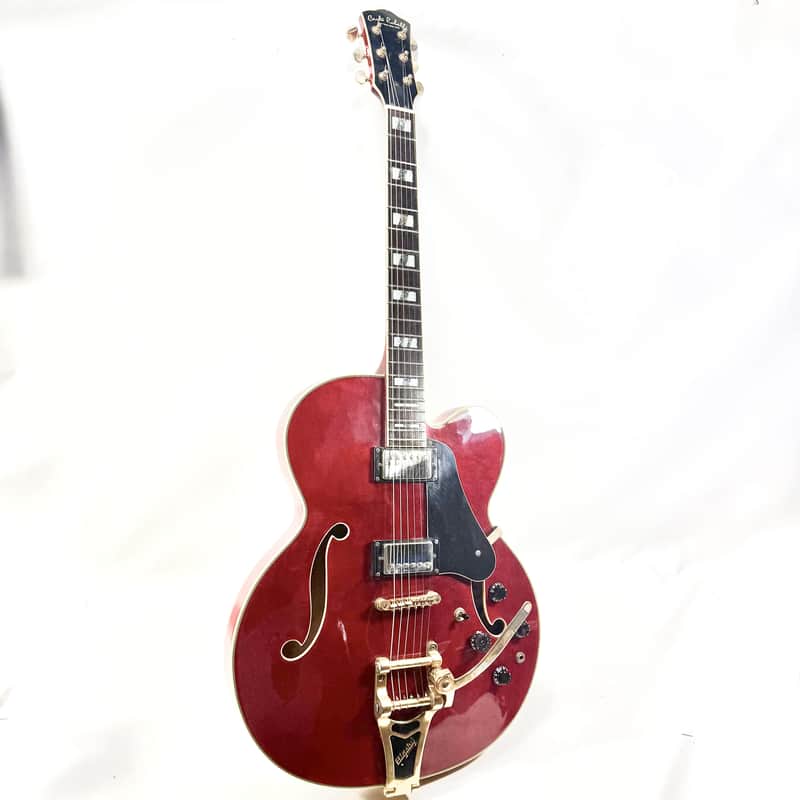 Carlo Robelli Memphis ES-275/L-5 CES w/ Bigsby MIK- Cherry image 1