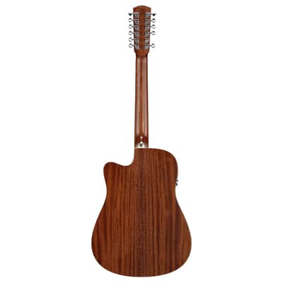 Alvarez AD60ce12 String Artist Dreadnought Guitar Acoustic Electric 12String Cut A Way Natural Finish w BLK Pick Guard image 4