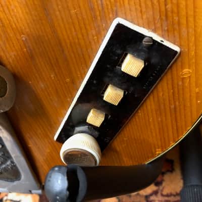 Vintage 1960 Hofner Club 40 w/ Bigsby Selmer Natural Blonde Electric Guitar image 6