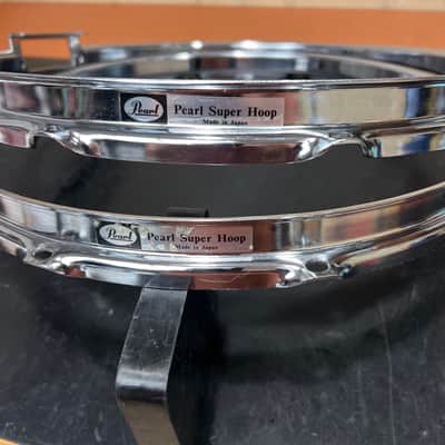 Pearl 14” 10 Lug Super Hoop Snare set 1980’s image 2