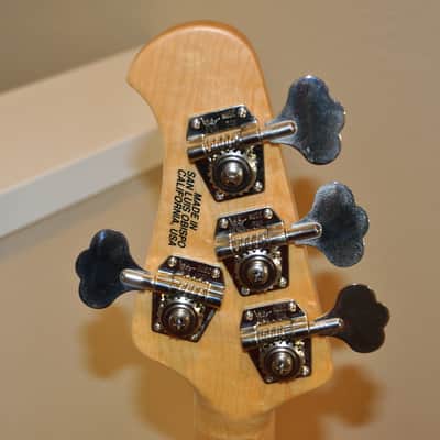 Music Man Stingray Fretless Bass Guitar- Orange Burst image 6