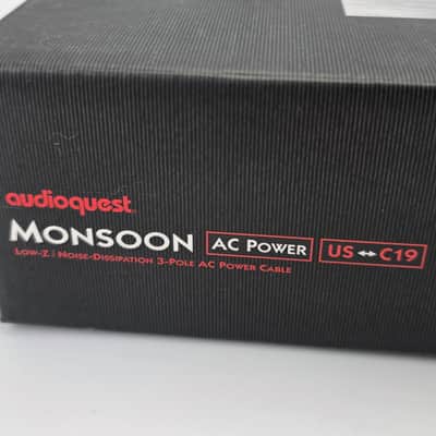 Audioquest Monsoon C19 Power Cord 1M 20A image 5