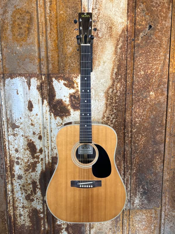 Sigma DR-7 1970s Acoustic Guitar W/HSC (Used) image 1