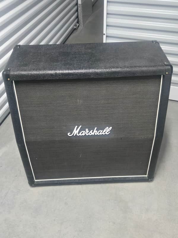 Marshall JCM 900 Lead Series Model 1960A 4x12" Angled Guitar Speaker Cabinet 1990 - 2003 - Black