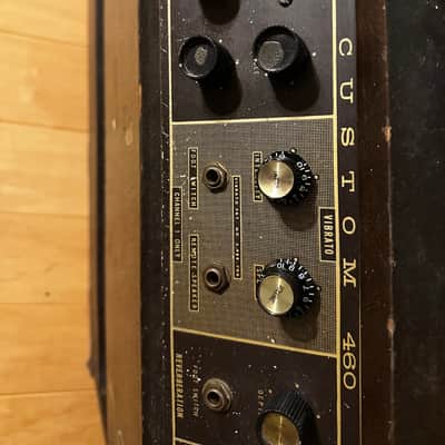 Magnatone Estey Custom 460 2-Channel 35-Watt 2x12" Guitar Combo with 5" / 7" Midrange Drivers 1960s - Brown image 17