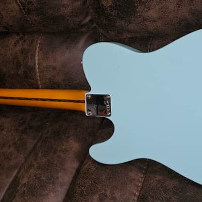 Partscaster Telecaster gold foil style 2023 - Daphne Blue image 16