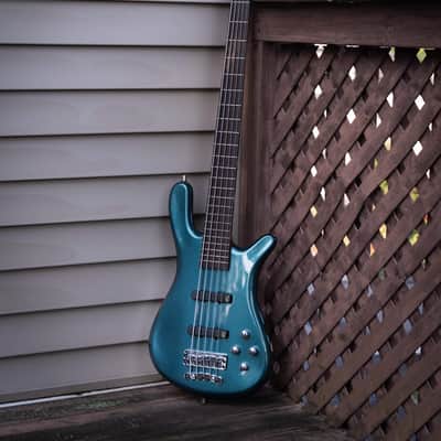 Warwick Streamer LX5 2016 - Petrol Blue Metallic image 3