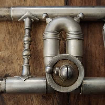 VERY RARE! Martin Handcraft Trumpet 'Dansant Era' Silver Plated Medium Bore 1926-1936 Elkhart, Indiana, USA image 17