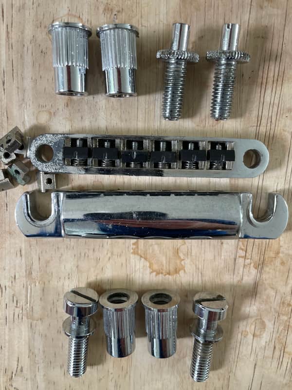 Ibanez ST bridge and tail piece 1976 - Chrome image 1