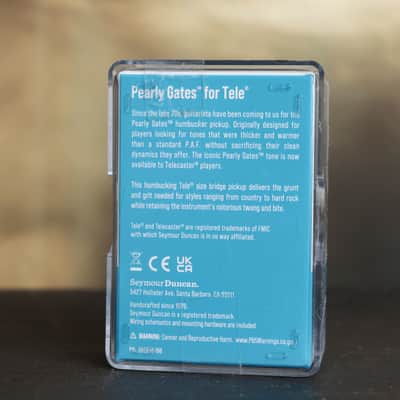 Seymour Duncan Pearly Gates Bridge Tele Humbucker Pickup - Black with Logo image 2