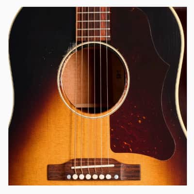 Gibson Custom 1955 J-45 Reissue Light Aged Vintage Sunburst - Vintage Sunburst image 2