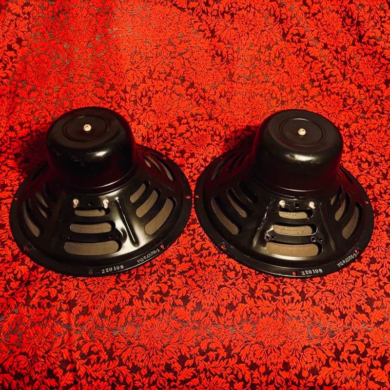 Jensen P12P Matching Pair 8 Ohm 12” Alnico Speakers 1950s image 1