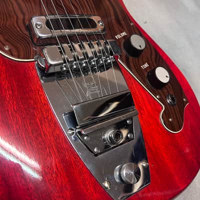 1960's Galanti Grand Prix Electric Guitar Cherry Red w/OHSC image 16