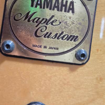 ON SALE!!!!RARE VINTAGE YAMAHA Maple Custom 1990 - Natural Laquer finish image 5