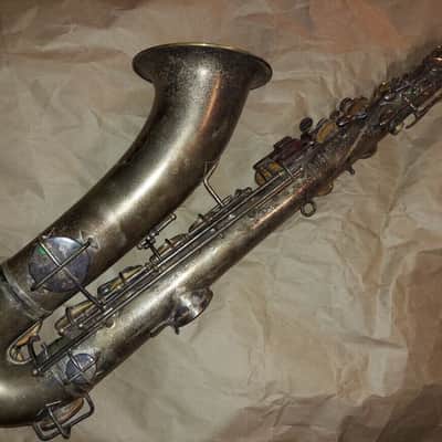 Magnificent Antique Frank Holton Tenor Saxophone, USA, sax body only image 5