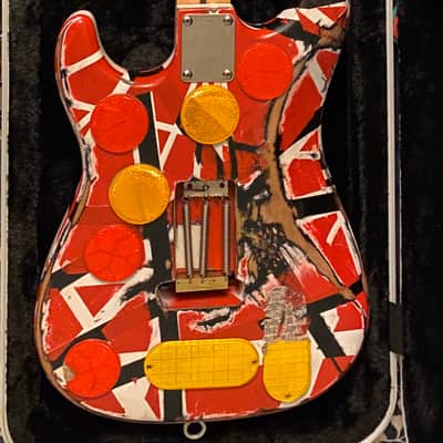 Custom Van Halen 1982 Frankenstrat EVH Frankenstein replica image 6