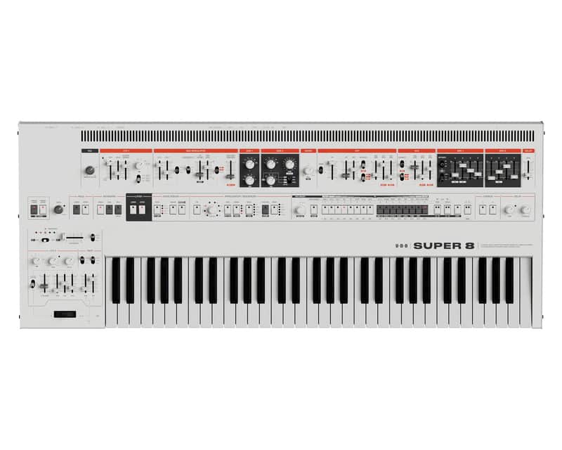 UDO Super 8 16-Voice Polyphonic Bi-Timbral Analogue-Hybrid Performance Synthesizer image 1
