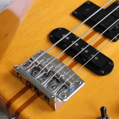 1982 Yamaha Japan BB2000 Neckthrough Broad Bass w/Dimarzio's (Natural) image 4