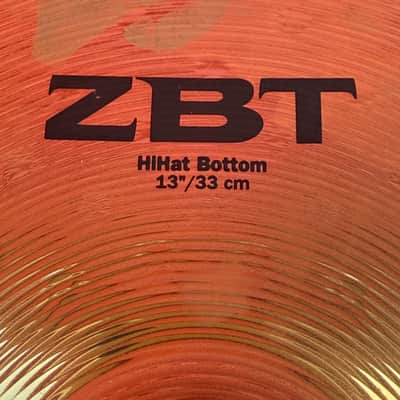 Zildjian ZBT 13" Hi Hat Cymbals Pair Top & Bottom Made in USA image 9