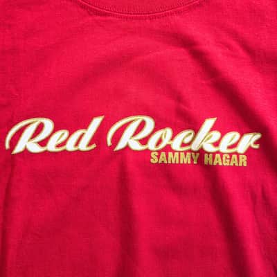 Vintage SAMMY HAGAR 2002 Tour Red Rocker T-Shirt (XL) Red, New Old Stock! Van Halen image 3