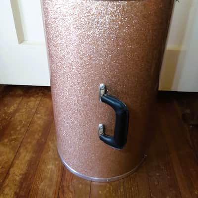 Vintage Ludwig Seat Case Canister Throne - Pink Champagne image 2