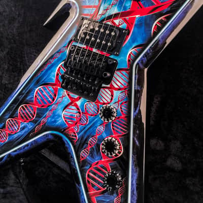 Dean Dimebag Darrell Razorback 2016 DNA Splatter Graphic - Artist Proof image 8