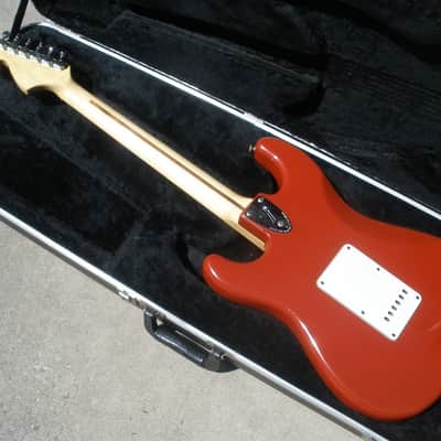 1981 Fender Stratocaster - International Colors Series - Morocco Red - VERY RARE image 6
