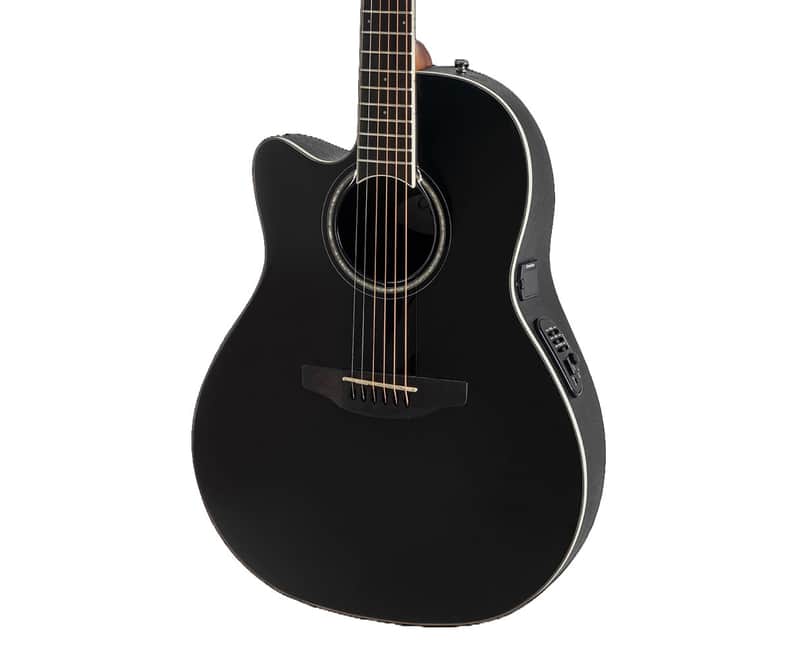 Ovation Celebrity Traditional CS24L-5G LH A/E Guitar - Black - Open Box image 1