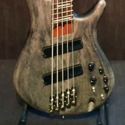 Ibanez SRFF805BKS Fanned Fret 5 String Electric Bass image 2
