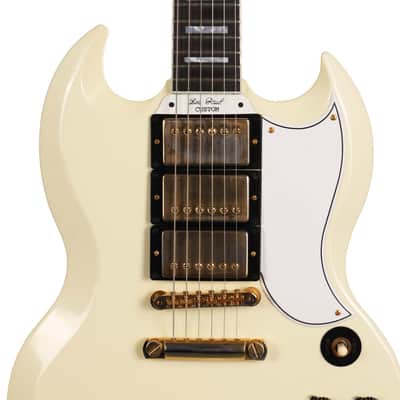 Gibson Custom Shop 1961 SG Custom Stopbar VOS Classic White 2021 image 4