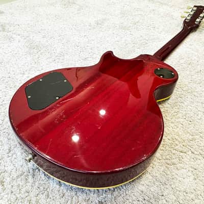 Epiphone Les Paul Standard Made in Japan Open Book Headstock (Japanese Domestic) 1998 - Cherry Burst image 13
