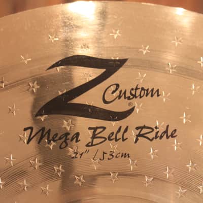 Zildjian Z Custom Mega Bell  21" Ride Cymbal - Demo! image 4