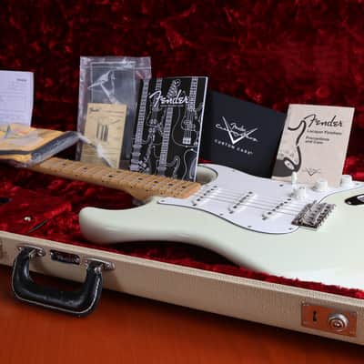 Fender John Cruz Masterbuilt 1969 NOS Stratocaster 2014 - Olympic White image 10