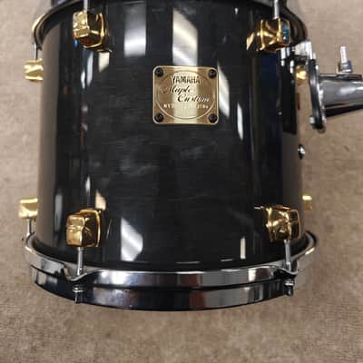 Yamaha Maple Custom tom 10x12 piano black - Piano black image 1