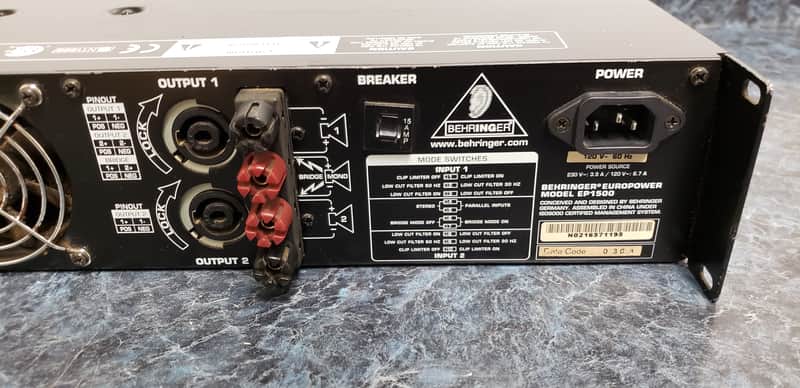 Behringer EP1500 Europower Amplifier | Reverb Canada