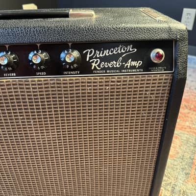 Fender Princeton Reverb 12-Watt 1x10" Guitar Combo 1964 - 1967 - Black Panel image 3