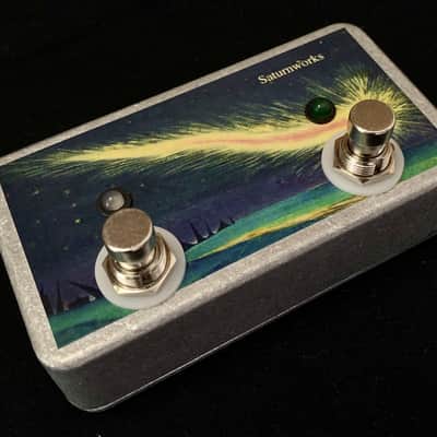 Saturnworks TRS Stereo to TS TS Dual Mono Separator / Combiner Breakout Patch Junction Box Pedal with Switches - Handcrafted in California image 1