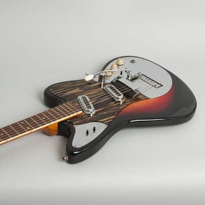 Framus  5/168-52 Strato Deluxe Solid Body Electric Guitar (1965), ser. #33296-65H, black gig bag case. image 7