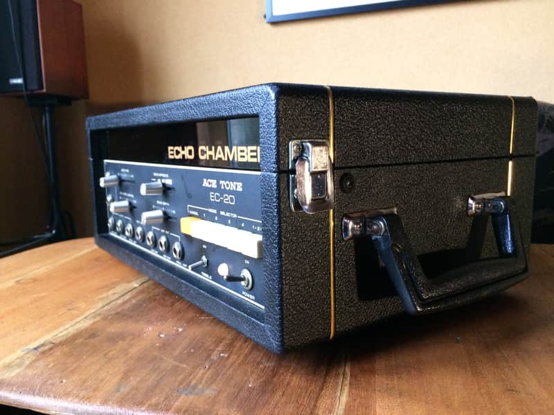 Ace Tone EC-20 Echo Chamber- tape echo 1970s black /gold | Reverb