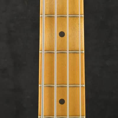 Fender Mike Dirnt Road Worn Precision Bass Maple Fingerboard White Blonde image 4