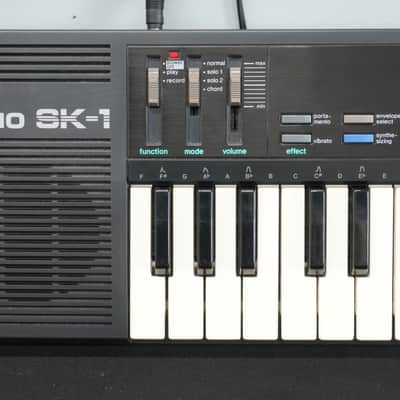 Casio SK-1 Sampling Keyboard Vintage Lofi Portable Polyphonic Sampler image 2